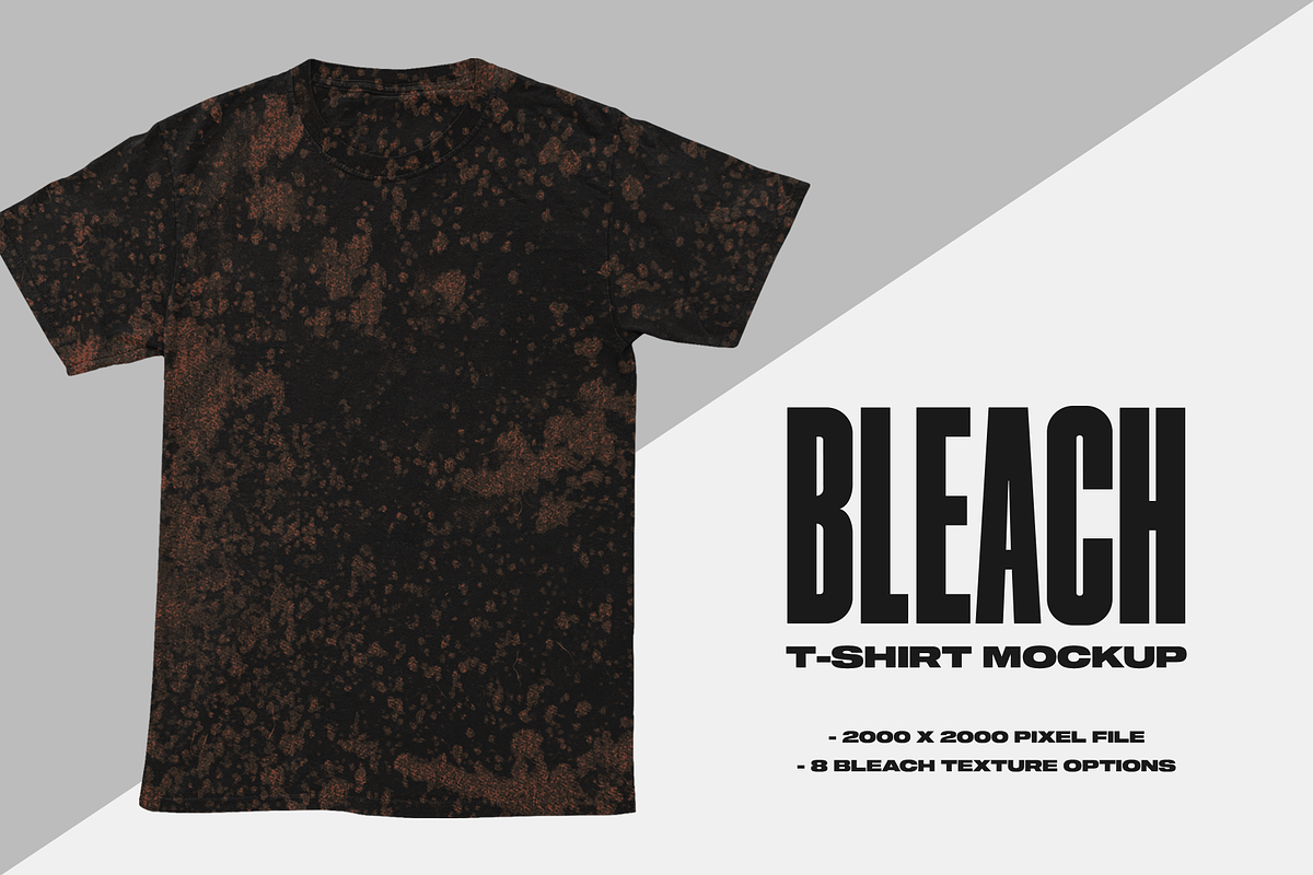 Bleach T-Shirt Mockup, a Shirt Mockup by bsteczdesigns_