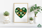 St Patrick Crochet Heart PNG, an Illustration by Craft Nest (Thumbnail 3 of 4)