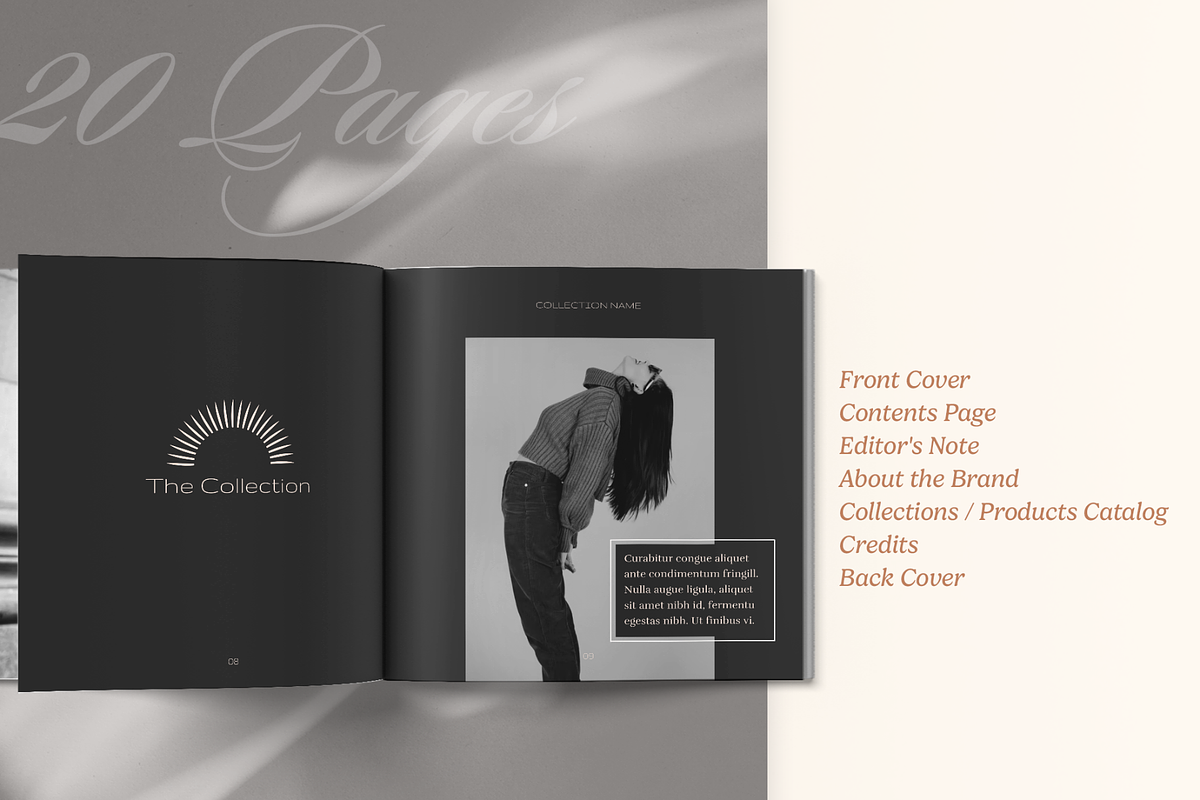 Square Minimalist Lookbook Magazine, a Magazine Template by Creatif Foundry (Photo 6 of 8)