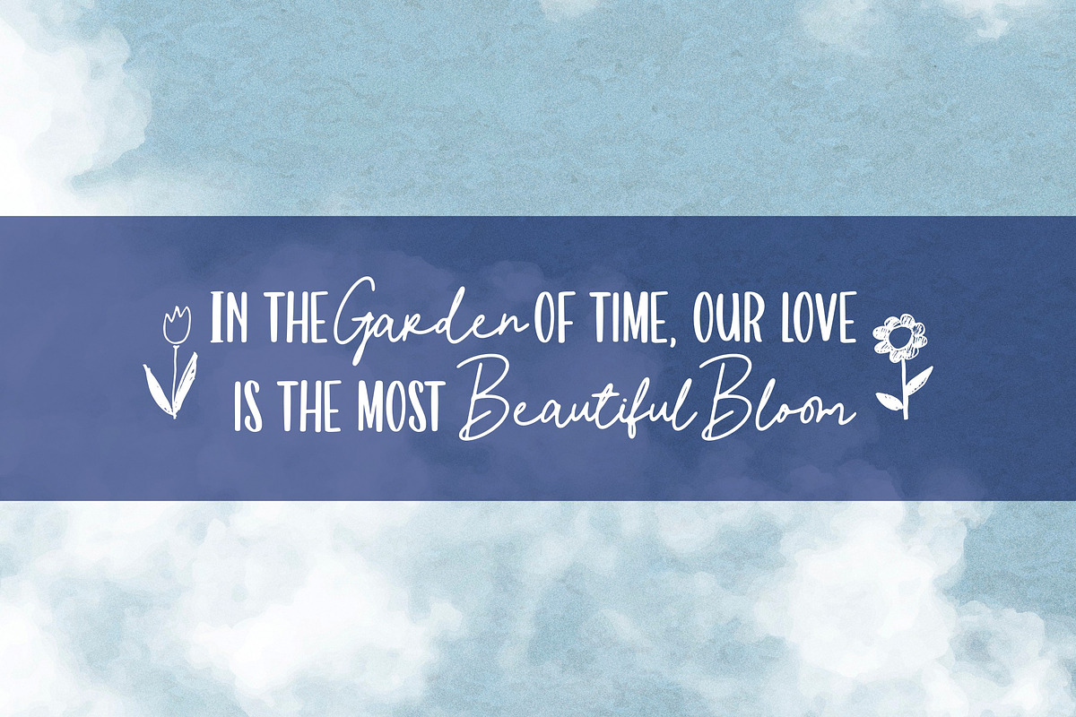 Cloudy Starlight - Handwritten Duo, a Handwritten Font by ErgibiStudio (Photo 10 of 10)