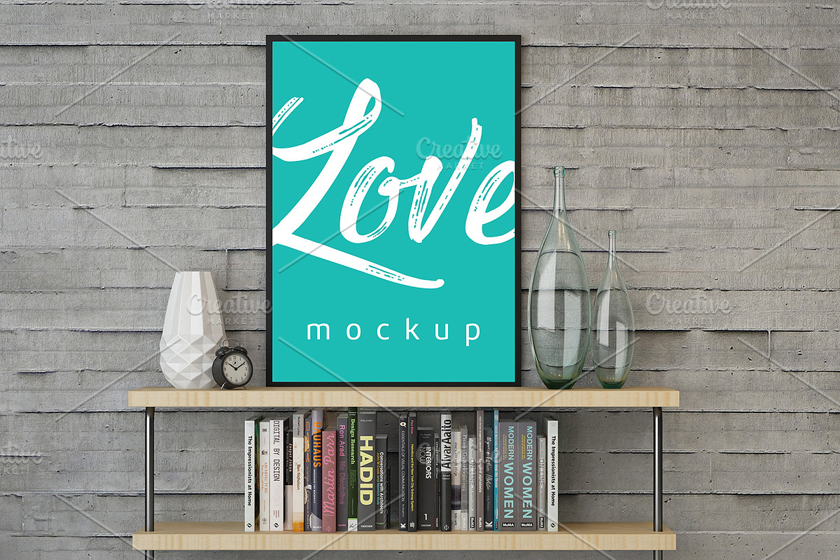 Framed Poster MockUp, a Print Template by Milan Mockup (Photo 1 of 3)