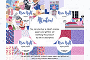 Movie Night Girl Clipart, a Person Illustration by GlamArtZhanna (Thumbnail 5 of 5)