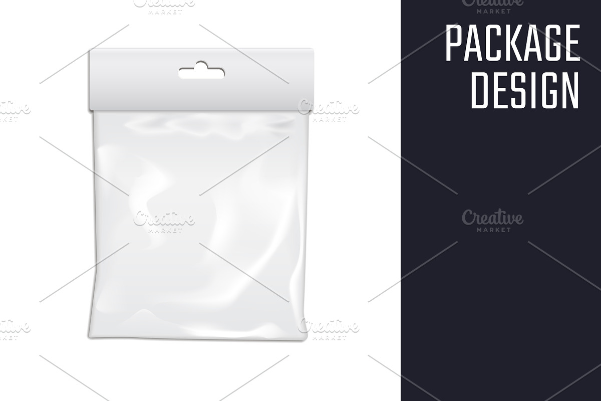 Snack Package Template, an Object Graphic by Katyr