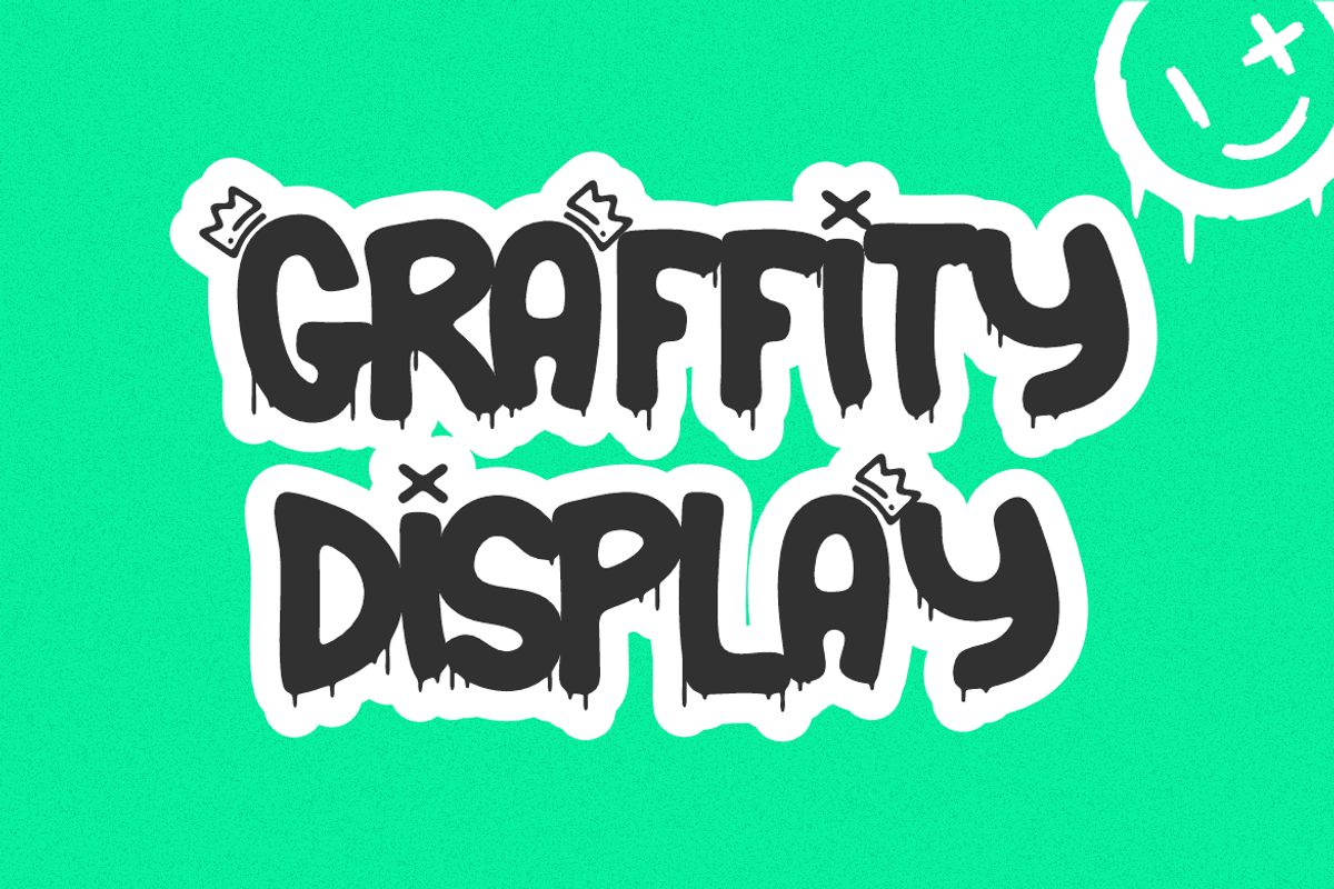 Grackio - Graffiti Font, a Handwritten Font by Iqsiart Studio (Photo 5 of 7)