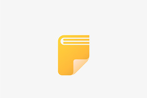 Abstract book vector logo, a Templates & Theme by Himalia1