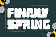 Maritime Societies Font, a Sans Serif Font by 177Studio (Thumbnail 6 of 8)