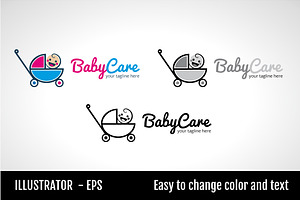 Baby Care - Logo Template