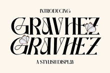 Gravhez Stylish Display Font