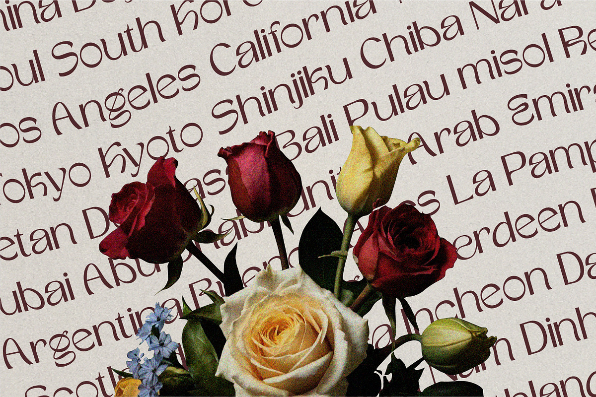 Floweria - Beauty Sans Serif Font, a Sans Serif Font by Baleee (Photo 6 of 17)