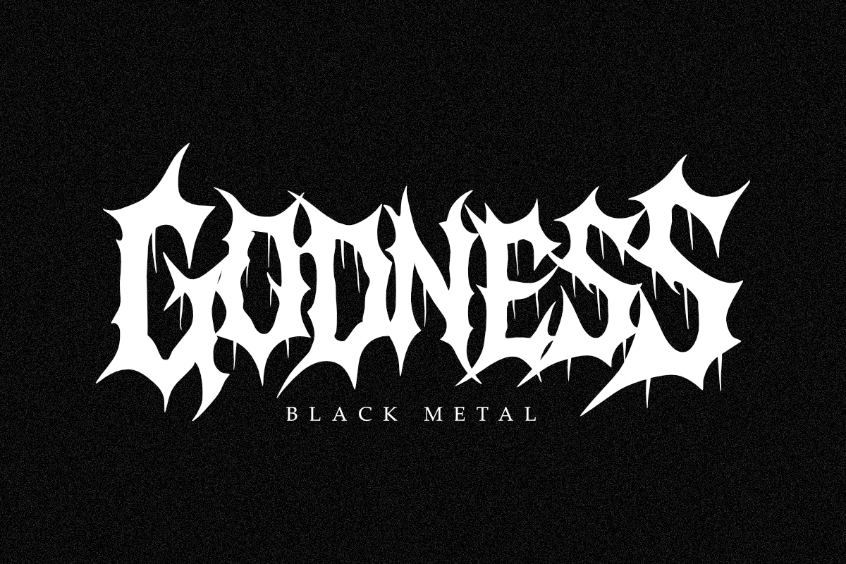 Abismo Sangriento - Black Metal Font, a Blackletter Font by Masyafi Studio (Photo 4 of 6)