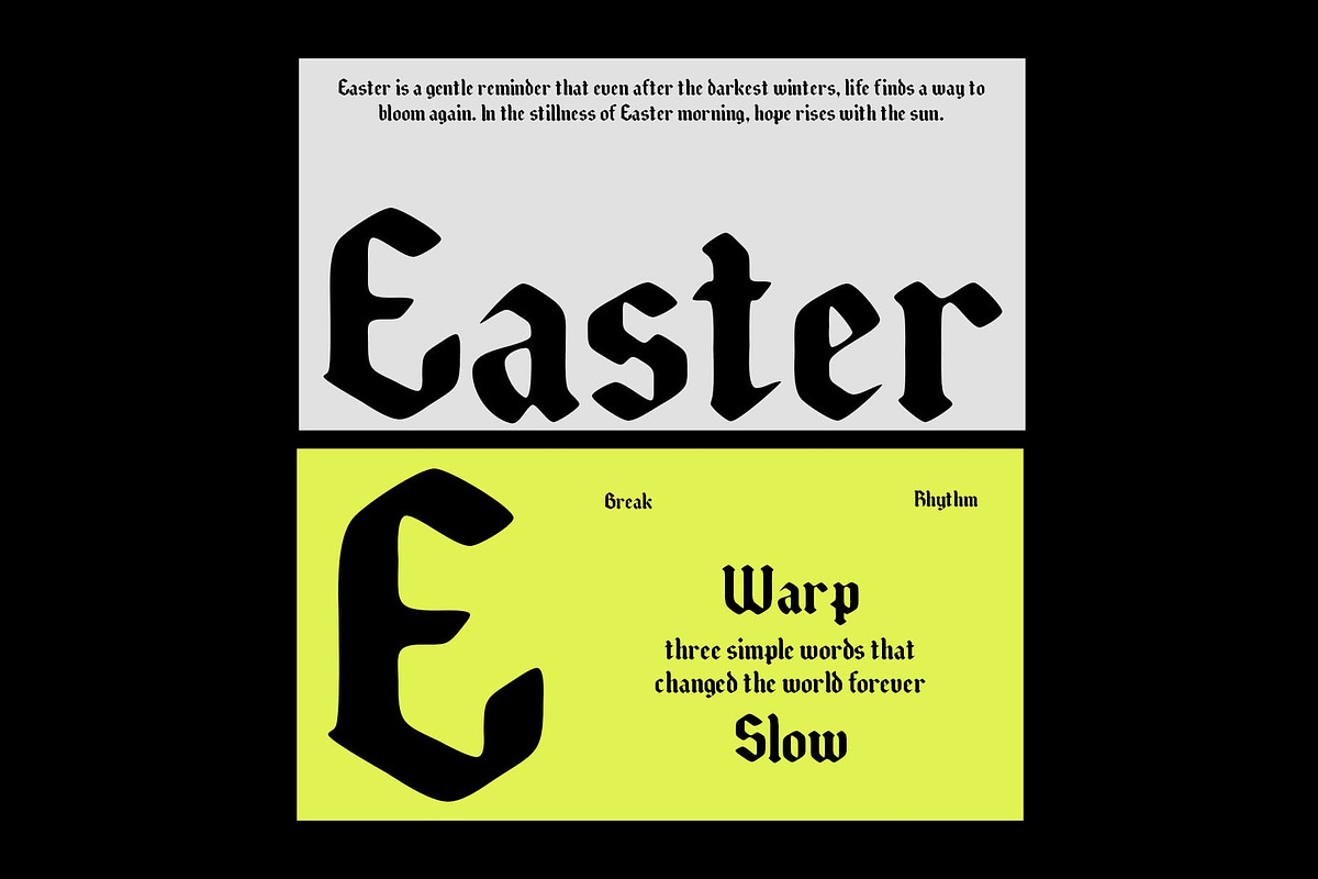 CS Savage Drawn, a Blackletter Font by Craft Supply Co. (Photo 3 of 8)