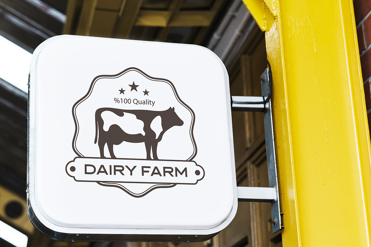 Dairy Farm Logo Design, a Branding & Logo Template by YUDesignStore (Photo 2 of 7)