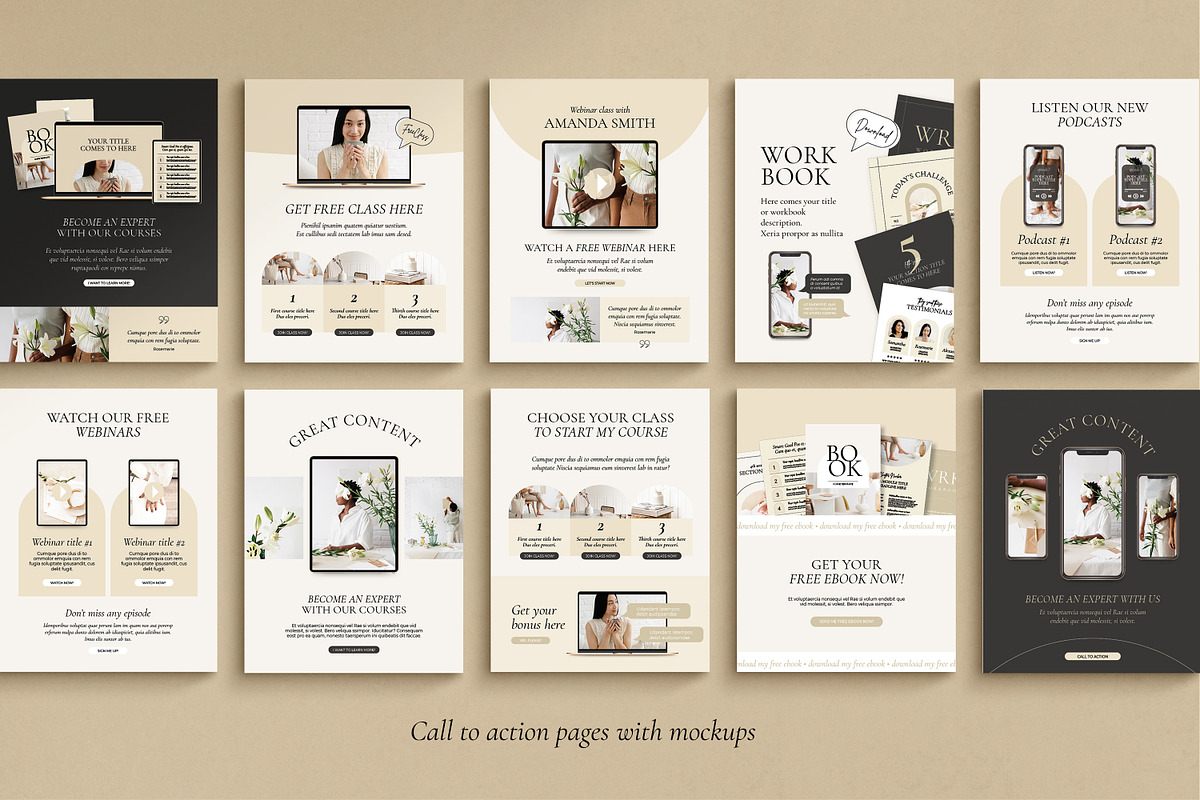 eBook for Coach / CANVA, INDD / Mona, a Magazine Template by Mirazz (Photo 18 of 21)