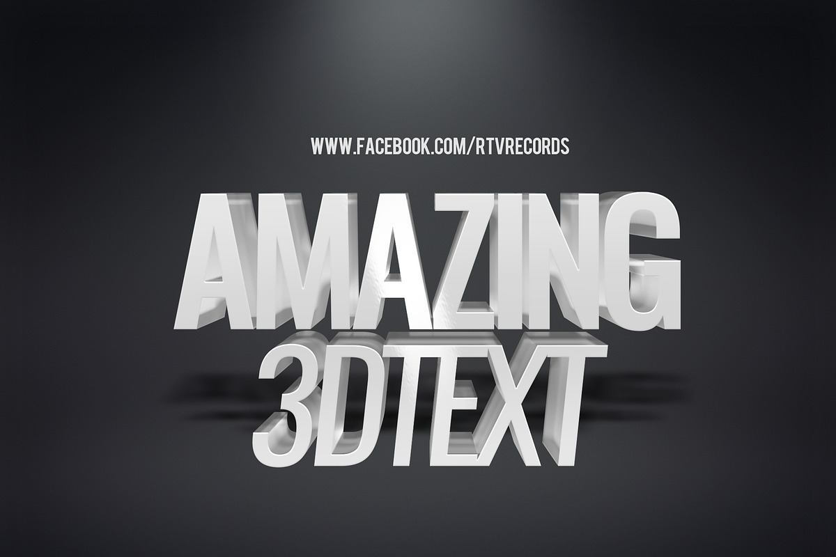 3D Text - Template, a Layer Style Add-On by lawless graphic (Photo 3 of 5)