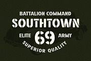 Straight Fighter, a Sans Serif Font by Arterfak Project (Thumbnail 2 of 13)