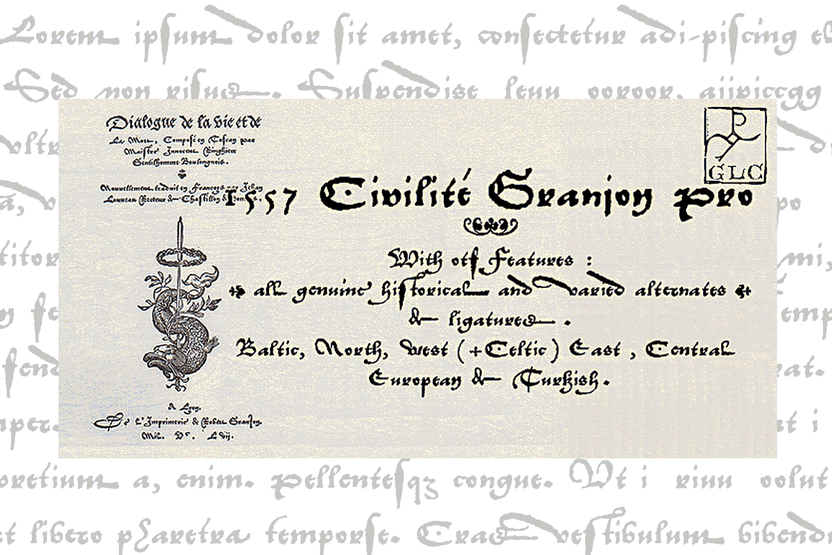1557 Civilite Granjon PRO