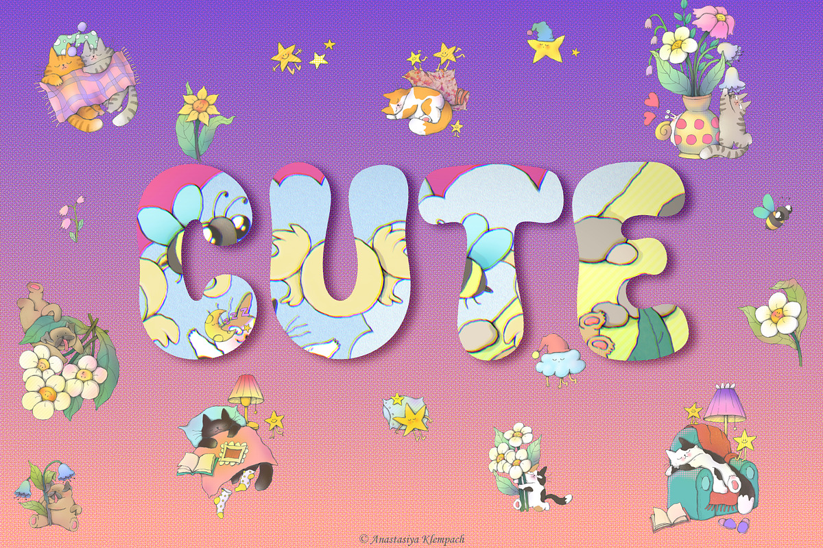 Very Cute Cuties, an Illustration by Anastasiya Klempach (Photo 1 of 14)