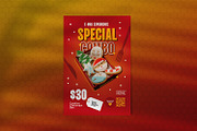 X-Mas Cake - Poster Template, a Poster Template by StreaksideStd (Thumbnail 1 of 2)