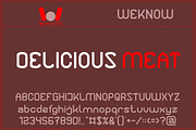 Protein font, a Sans Serif Font by weknow (Thumbnail 4 of 5)