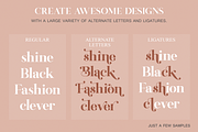 Dolge Serif Font-Modern/Vintage Font, a Serif Font by GlitzyGrapix (Thumbnail 12 of 15)