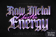 Iridescent Gothic Chrome Text Effect, a Layer Style Add-On by Andrew Skoch Design (Thumbnail 7 of 8)