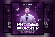 Church Flyer Template, a Poster Template by FLYERHIVE (Thumbnail 1 of 3)