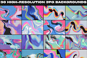 Acid Dreams: Psychedelic Grainy Pack, a Background Graphic by Anastasiia VNSK (Thumbnail 12 of 14)