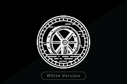 Vintage Water Wheel Logo Template, a Branding & Logo Template by Heavtryq Design (Thumbnail 3 of 4)