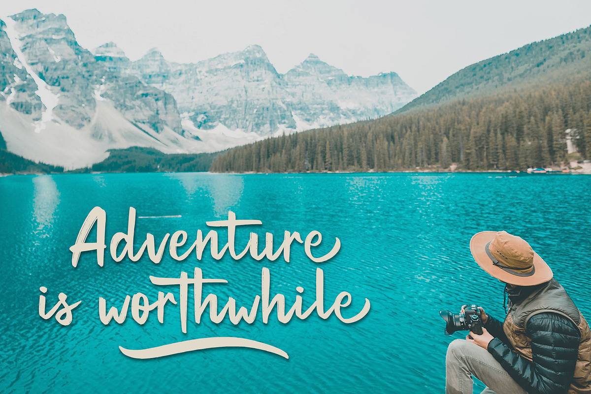 Souther - Brush Script Font preview 4