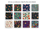 Embroidered Flowers Texture Patterns, a Pattern Graphic by Artful Assets Boutique (Thumbnail 2 of 4)