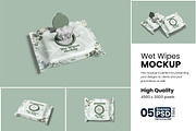 Wet Wipes Mockup, a Product Mockup by bimockup (Thumbnail 1 of 6)