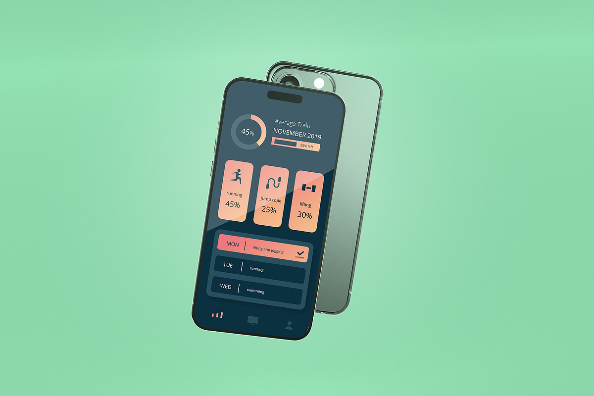 Iphone 14 Pro Screen Mockup, an iPhone Mockup by Graphicboom (Photo 4 of 4)