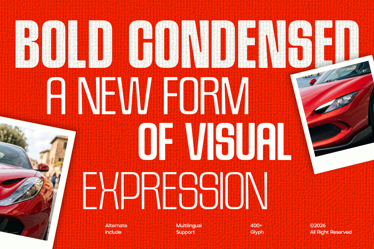 GC Roxane – Modern Display Condensed, a Sans Serif Font by Glyphonic (Photo 2 of 15)