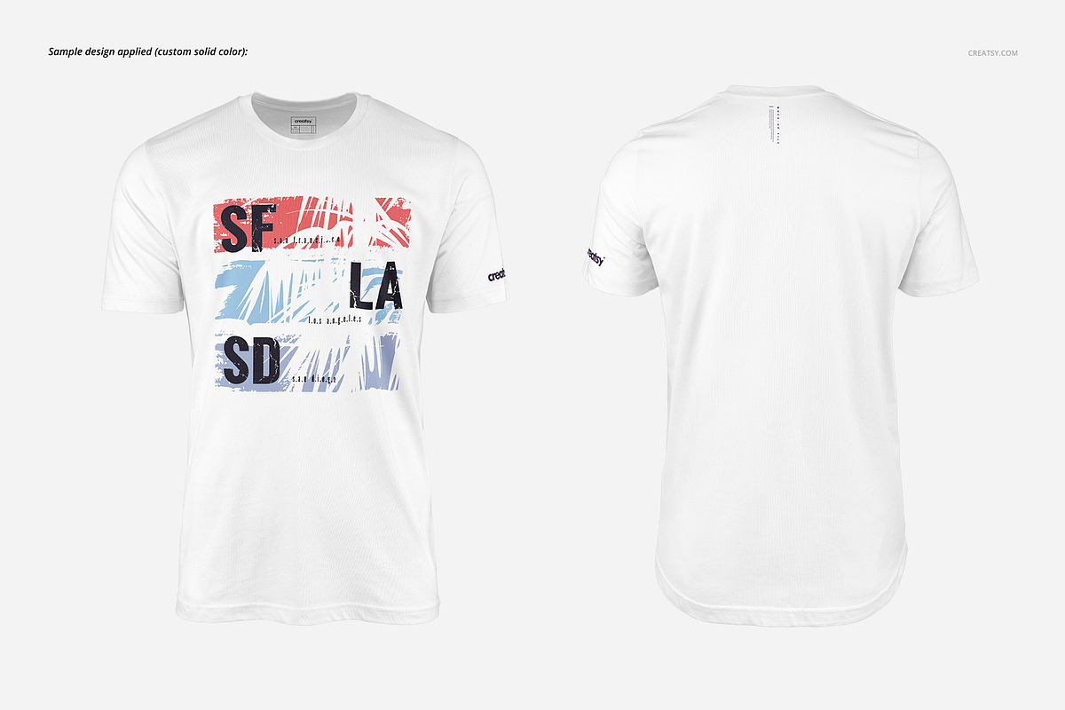 Men T-shirt Mockup Set, a Shirt Mockup by Creatsy (Photo 7 of 13)