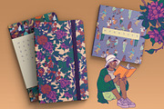 People in the city, a Pattern Graphic by Carpet Tapete Pretzel (Thumbnail 4 of 7)
