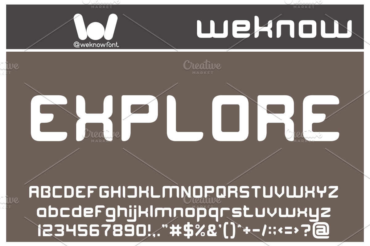 Research and Development font, a Sans Serif Font by weknow (Photo 5 of 5)