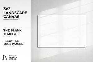 Landscape 3x2 Canvas Mockup Template