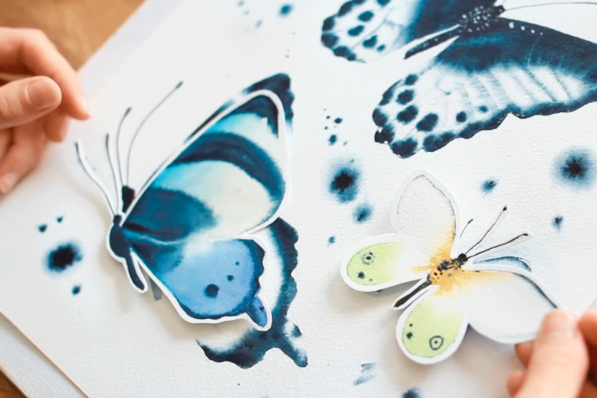 Butterflies Watercolor clipart, an Object Graphic by Olga Bonitas (Photo 2 of 8)