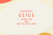 Sunday Display - Playful Font, a Sans Serif Font by StringLabs (Thumbnail 13 of 14)