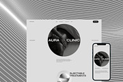 Aura Clinic - Squarespace Template, a Squarespace Template by Gem Media (Thumbnail 1 of 6)
