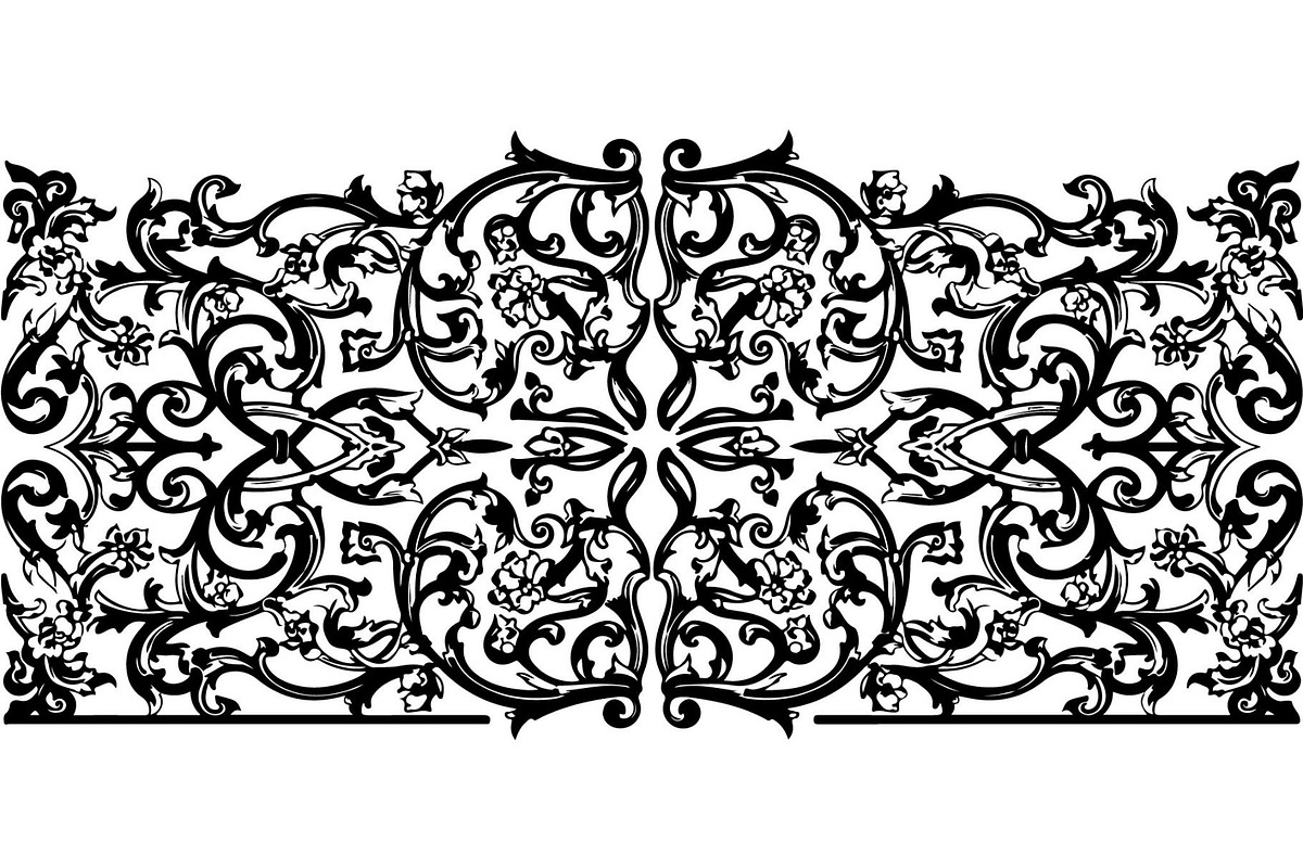 Vintage Ornamental Panel Frame, a Decorative Illustration by Designer_Momina (Photo 20 of 21)
