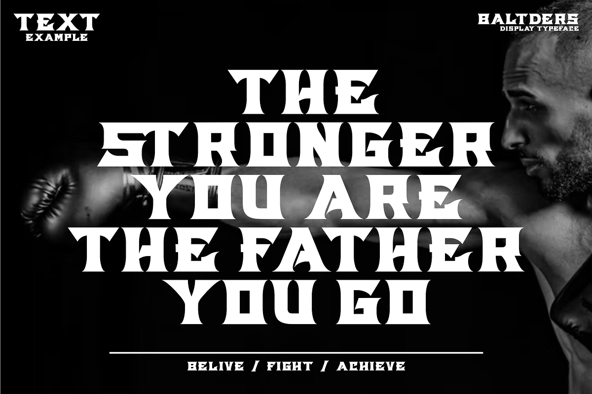 Baltders – Bold & Strong Display, a Blackletter Font by zamjumps (Photo 2 of 10)