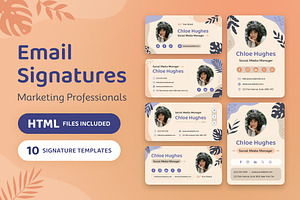 Email Signature - Social & Marketing