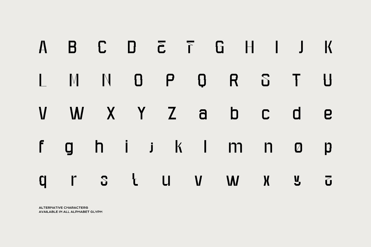 Fuigant - Geometric Futuristic Font, a Sans Serif Font by Imoodev (Photo 5 of 6)