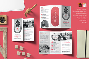 Corporate Trifold Brochure Template