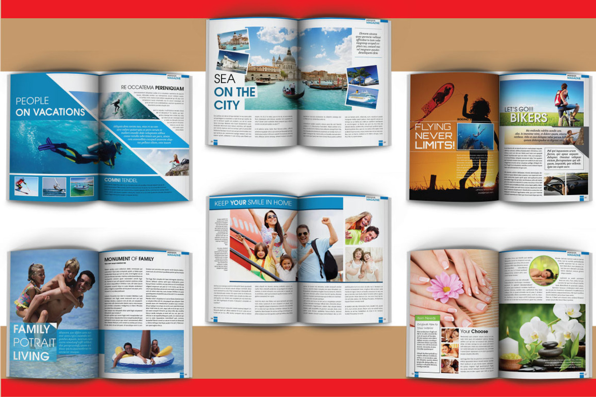 Indesign Magazine Template 50 Pages, a Magazine Template by Orlin (Photo 4 of 5)