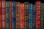Leather Bound Books Gold Embossed, an Arts & Entertainment Photo by PageLightStudios (Thumbnail 2 of 3)