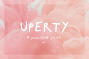 Uperty: Simple Boho Handwritten Font, a Script Font by Delightful Design (Thumbnail 15 of 15)