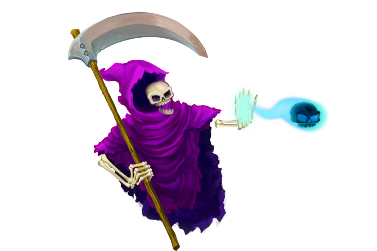 Grim Reaper - Character Sprite, an Object Graphic by LudicArts (Photo 3 of 6)