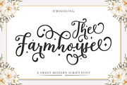 The Farmhouse, a Script Font by Strong.co (Thumbnail 1 of 8)